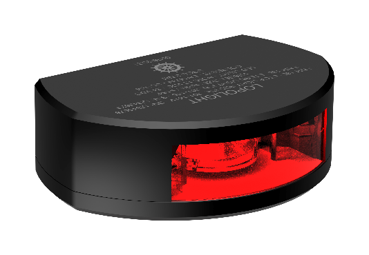 3nm 135° Red Stop Light, vertical mount, black 3nm 135° Red Stop Light, vertical mount, black